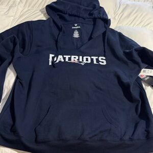 Fanatics Navy New England Patriots NFL Pullover Hoodie